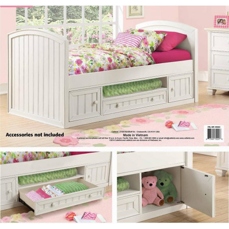 Ellory Twin Storage Bed : Giường Ngủ Có Ngăn Kéo Lưu Trữ - 1m 